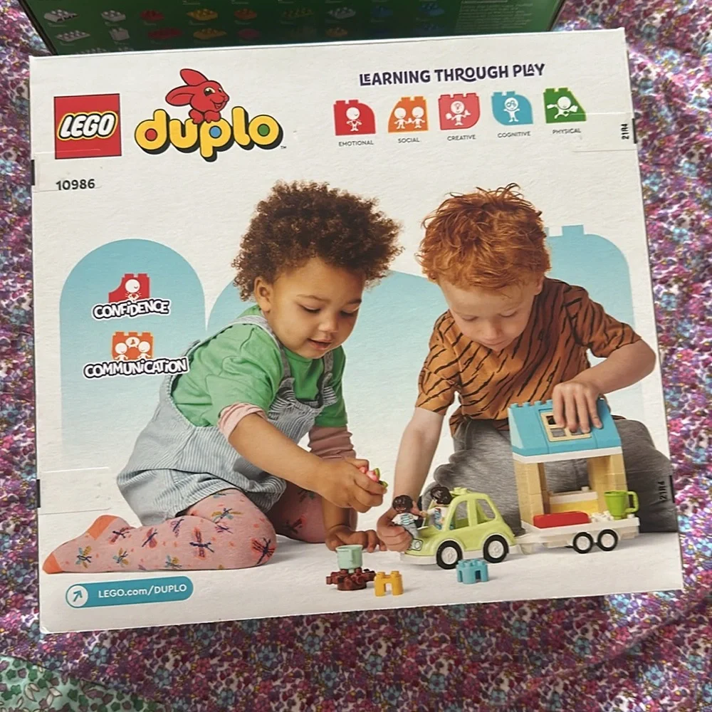 New Duplo Lego Kits Toddler Toys Family House on Wheels Heart Box Loose Bricks - Picture 3 of 9